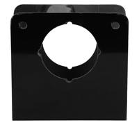 Acier Inoxydable Plaque de Renfort de Serrure Noir pour Portes | Réparation DIY Rapide, Protège la Zone de Verrouillage, Vis Incluses, pour Portes Métalliques D'appartement et Entrée