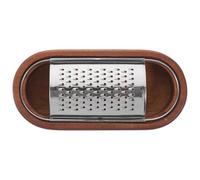 Acier Inoxydable Râpe à Fromage Poignée Ergonomique | Bois D’acacia, Coupe et Râpage pour Tomates et Pommes de Terre, Ustensile Cuisine Pratique