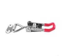 Acier inoxydable réglable pour pince à bascule Gh-4001-ss avec 150 kg de puissance de maintien pour boulons de porte et outils d'atelier Dispositif de verrouillage sécurisé pour machines appareils et