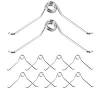 Acier Inoxydable Ressorts de Cisaillement 10 Pièces en V | Remplacement Réutilisable, Réduit la Fatigue Main, Opération Simple, Prise Confortable, Fournitures de Jardinage
