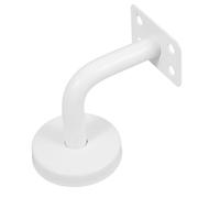 Acier Inoxydable Support de Main Courant e Droit pour Escalier | Fixation Murale Robuste, Finition Blanche Polie, Montage Sécurisé Vis et Matériel Inclus, pour Porche
