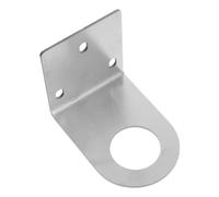 Acier Inoxydable Support de Robinet, Plaque Murale d'Angle 3/4 | Montage Suspendu au-Dessus de L'Évier, Structure Pressée et Estampée, Usage Cuisine et Logement Locatif