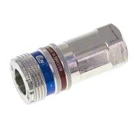Acier/laiton DN 10.4 Coupleur aérien de sécurité Douille G 3/8 pouce Femelle
