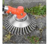 Acier PRO jardin mauvaises herbes brosse tondeuse à gazon rasoirs tondeuse à gazon mangeur tondeuse jardin pelouse Machine accesso