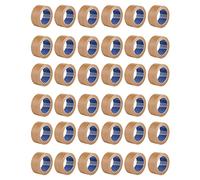 ACIT, Ruban adhésif écologique en papier marron, carton de 36 rouleaux, 50 m x 50 mm, sans solvant, ruban d'emballage