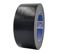 ACIT Ruban adhésif toilé fort 50 mm x 25 m, ruban telé renforcé, Duct Tape, ruban de toile américain : réparations, fixation et emballage à haute tenue (Noir)