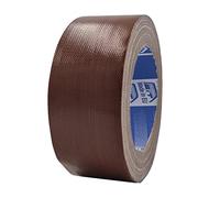 ACIT Ruban adhésif toilé fort 50 mm x 25 m, ruban telé renforcé, Duct Tape, ruban de toile américain : réparations, fixation et emballage à haute tenue (Marron)