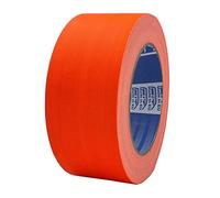 ACIT Ruban de toile fluo, 50 mm x 25 m, ruban telé renforcé Duct Tape, Ruban de toile Américain, Réparations, Fixation et emballage à haute tenue (Orange)