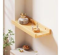 ACJSDGL Petite Étagère Murale Suspendue 30x15 cm Chêne Clair, Support Mural Bois d'Ingénierie pour Pots et Plantes
