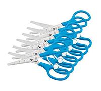 Acme United E-20558 00 Lot de 6 ciseaux pour enfant Bout rond Bleu13 cm