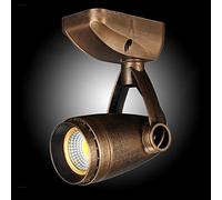 ACMHNC LED Spot De Plafond Antique, Spots De Plafond Rétro, Classique Bronze Rustique Plafonnier Industriel Vintage Lampe Plafond Spot Réglable, Lumière COB, Pour Couloir Cuisine Magasin,White light