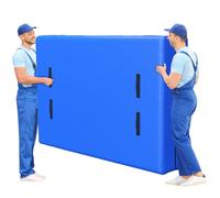 Acnusik Sac de matelas Queen pour le déménagement et le rangement, bâche réutilisable et résistante pour grand lit, imperméable, protège-matelas à fermeture éclair avec 8 poignées solides, 208,3 x 160