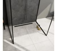ACO Haustechnik ShowerDrain S+ Stripes grille de caniveau de douche, 9010.51.41,