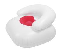 ACOGEDO Canapé Gonflable Portable, Chaise Longue, Chaise Gonflable pour Salon, Chambre à Coucher, Balcon, Salle de Lecture, Design en Forme de Cœur, Design Rouge Ajoute des Caractéristiques (rouge)