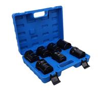 ACOGEDO Pockets Strap Protective 7PCS Wheel Bearing Locknut Socket Set | sangle de protection des poches / entraînement de 2 pouces, conception à 6 points, compatible avec plusieurs véhicules,