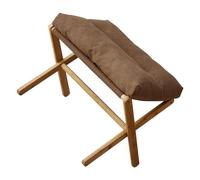 ACOGEDO Tabouret de Pied Tabouret de Pied en X de Souple Repose-Pieds en X Repose-Pieds Petit Stoo de Pliable en avec Coussin Doux | Bureau de Chambre à Coucher de Salle de Repos de Multifonctionnel
