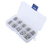 Acouto 500 Pièces M2 Rivets en Aluminium Massif, Tête Plate, Haute