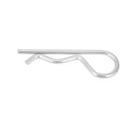Acouto Goupilles de Retenue 10 Pièces Clips de Goupille Fendue de Type B, Goupilles de Retenue 3x60 Mm Pinces à Cheveux à Ressort Attaches en Fer galvanisé, Finition Décorative Durable pour Support
