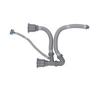 Acouto Kitchen Sink Drain Hose Kit Durable Quick Draining Double Sink
