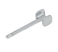 Acouto Marteau Attendrisseur de Viande, Maillet à Viande Double Face en Alliage d'aluminium avec Poignée Antidérapante, Poignée de 150 Mm, Tête de 45 X 45 Mm, Outil de Presse à Robuste pour les