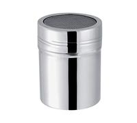 Acouto Mehlstreuer Acier Inoxydable Acier Inoxydable Poudre Shaker Chocolat Glaçage Sucre Shaker Tamis 201 Acier Inoxydable Puderzuckerstreuer (M)