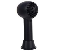 Acouto Mini Ventilateur Portatif 2200mAh, Rechargeable USB, Petit Ventilateur de Poche avec Plaque de Refroidissement et Pale Cachée, pour Voyage Extérieur, Bureau et Maison (bleu marine)