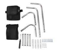 Acouto Outil de Jardinage pour Siège de Genou Support de Cheville Ergonomique en Acier Inoxydable Attelle de Jambe de Siège de Genou Multifonctionnelle pour Le Jardinage Travaillez Facilement à