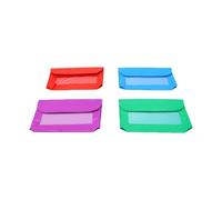 Acouto Pochette Magnétique pour Classe, Sac de Rangement 9,5 Pouces | Polyester durable, Fixation magnétique, Fenêtre en PVC transparent, Utilisations polyvalentes, Parfait pour la salle de