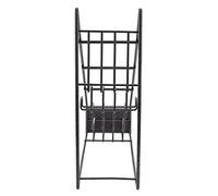 Acouto Porte-Bouteille en Fil d'acier Inoxydable Noir, Présentoir à Sirop à 4 Compartiments, Conception d'escalier pour Cuisine, café, Comptoir, Organisateur de Bouteilles de Condiments
