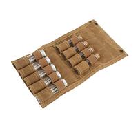 Acouto Sac à Bouteilles, Récipient à épices en Toile d'extérieur pour la Randonnée, Conception Légère, Pliable et Portable, Idéal pour Le Camping et l'assaisonnement des Barbecues (Kaki)