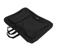 Acouto Sac Fourre-Tout Art Portfolio, étui de Rangement Léger en Nylon avec Sangle Réglable, Parfait pour Les Fournitures Artistiques pour Enfants et Les œuvres d'art 8K (Black)