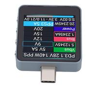 Acouto Testeur USB C, Mesure Précise de Tension Courant Puissance | Alliage d\'aluminium, en temps réel, mesure des ondes d\'ondulation, application Bluetooth, acquisition de données 1 KHz