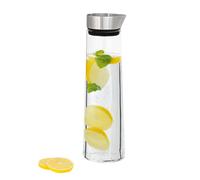 Blomus Carafe à eau Acqua – 1,5 L – Verre transparent et inox