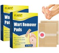 Acrochordons Anti Cors Pieds,48pcs Pansements Anti-Verrue Plantaire,Anti Verrue Plantaire,Anti Verrues Avec Trou,Traitement Efficace pour Verrues et Cors au Pied,Pansements Pieds