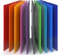 Acropaq – Chemises à élastiques A4 10x – Jusqu'à 200 pages, dos 2,5 cm – Arc-en-ciel