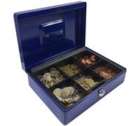 ACROPAQ AG250B - Coffret caisse à monnaie 250x185x80mm Bleu