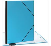 Porte-documents ACROPAQ A2 - Porte-dessins 52 x 72 cm, avec fermeture à élastique, dos extensible pour plus d'espace - Turquoise