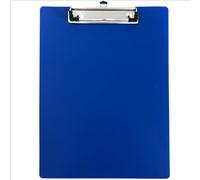 ACROPAQ Presse-papiers - Restez organisé avec notre presse-papiers A4 en PP bleu foncé durable - 1x presse-papiers inclus
