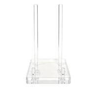 Acrylic Book Stand - Clear Adjustable Decorative Display Holder, Picture Frame Book Holder Stand for Comics Textbooks Cookbooks Artwork Platter Card Display Living Room Study Home Office Use