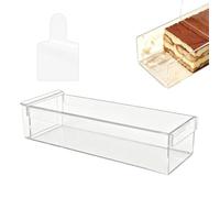 Acrylic Cake Box with Lid - Reusable Dessert Serving Container with Lid | Puddings Display Container for Bakers Pastry Chefs Food Bloggers Home Apartment Bakery Parties Weddings Themed Events