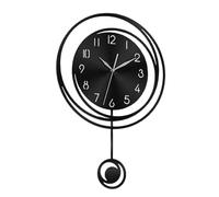 Acrylic Clock - Hollow Aesthetic Wall Decor, Battery Operated Timepiece | Wall Clocks for Living Room for Home Bedroom Bathroom Farmhouse School Housewarming Holiday Party