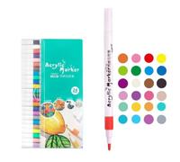 Acrylic Paint Markers Glass Paint Pens Art Supplies - Color Drawing