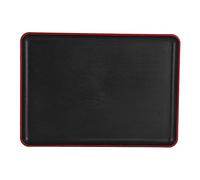 Acrylic Serving Tray with Handle | Wood Grain Look for Kitchen (693 Korean Wood Grain)