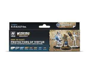 Acrylicos Vallejo 214960 80252 WizKids Protectors of Virtue Lot de 8 x 8 ML