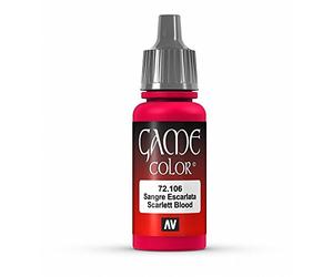 Acrylicos Vallejo Couleur du jeu : Scarlett Blood