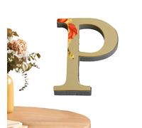 Acrylique 3D | Acrylique 3D Autocollant | Autocollant Mural Miroir Lettre Lettre Home Decor Lettre Sign, Art Sticker Decal pour la Décoration de la Maison DIY Or Clair