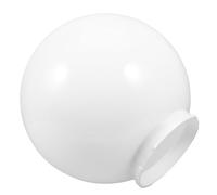 Acrylique Abat-jour Globe Blanc pour Applique Murale et Poteau | Forme Ronde, Éclairage Diffus et Uniforme, pour Patios et Cours, Remplacement Élégant des Luminaires Anciens
