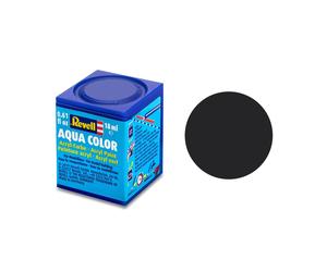 Acrylique Couleur Aqua Mat "Noir Tar" (RAL 9021) 18ml