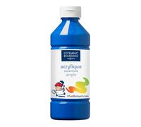Acrylique Liquide - LEFRANC & BOURGEOIS - 188531 - Bleu Primaire - 500 ml - Jouet pour Enfant