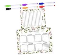 Acrylique Tableau Magnétique pour Planning Hebdomadaire Réfrigérateur | Écriture Effaçable, Grosse Surface de Notes, Usage la Cuisine, Livré Marqueurs et Décor